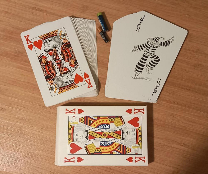 Сувенирные игральные карты, размер 20х12 см!  - изображение 1