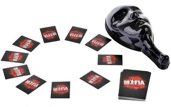 Игра настольная МАФИЯ + МАСКИ НОВАЯ 