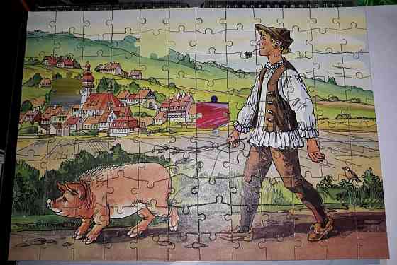 Пазл Annaberger Puzzle гдр Счастливый Ганс. Редкий 