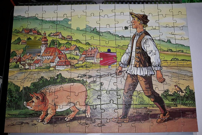 Пазл Annaberger Puzzle гдр Счастливый Ганс. Редкий  - изображение 3