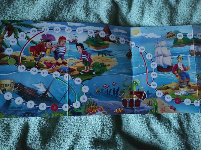 Игра ходилка, без фишек, бу  - изображение 3