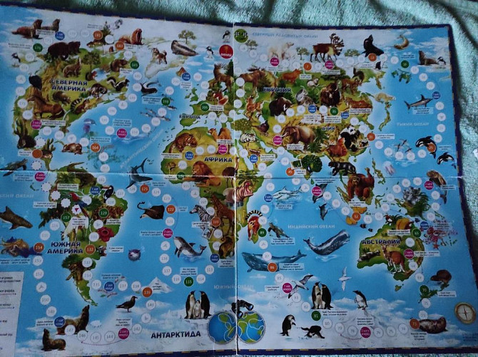 Игра ходилка, без фишек, бу  - изображение 2