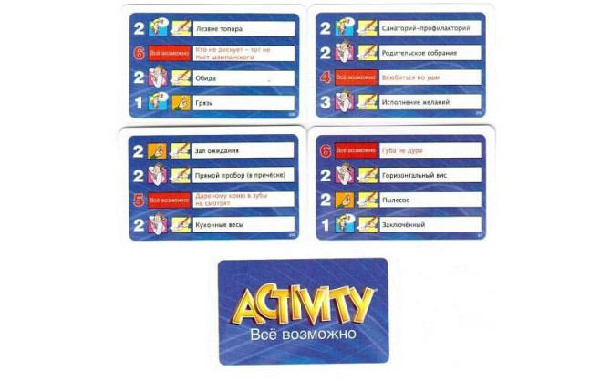 Карточки игра Активити activity крокодил настольна  - изображение 1