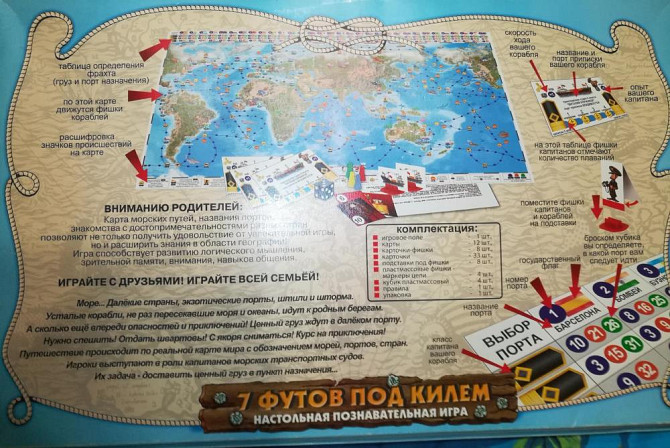 Настольная игра Семь футов под килем  - изображение 4
