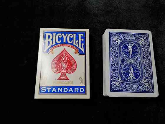Карты для фокусов Bicycle Double Back синий/синий 