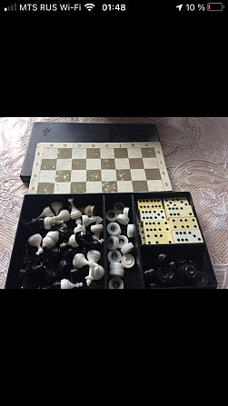 Винтажной набор настольных игр . Ссср  - изображение 1