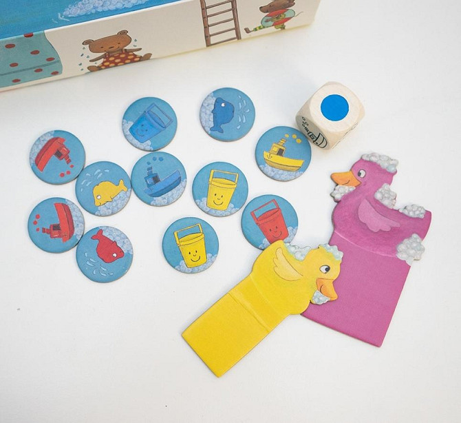 Детская настольная игра "Купание Кролика" haba  - изображение 3