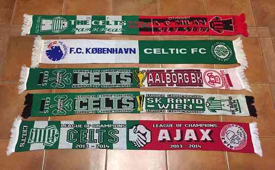 Шарф Футбольный Селтик, Боруссия, Челси, Аякс ИТД 