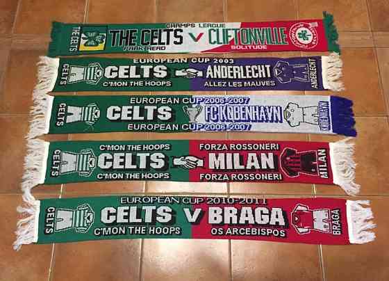 Шарф Футбольный Селтик, Боруссия, Челси, Аякс ИТД 