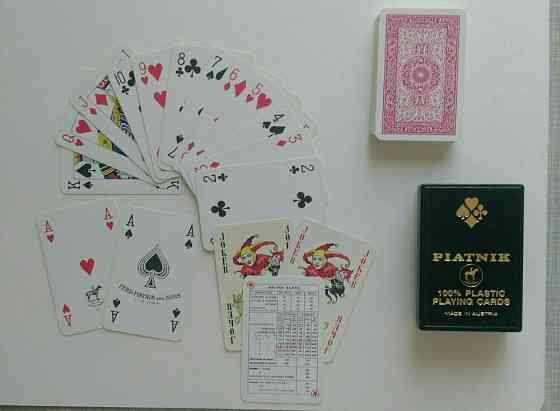 Карты игральные для игры в бридж, PIATNIK 