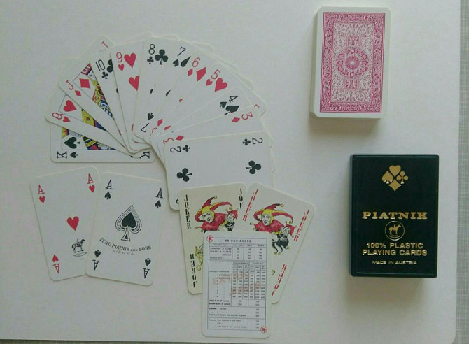 Карты игральные для игры в бридж, PIATNIK  - изображение 1