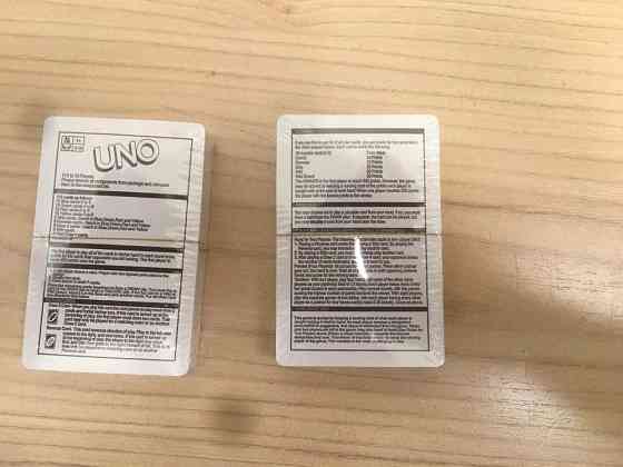 Настольная игра Уно/UNO Не Вскрывалась 