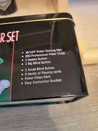 Набор для покера 200 фиш 