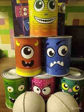 настольная игра "выбей банку" 