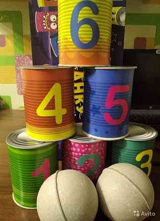 настольная игра "выбей банку" 