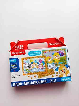 Пазл-аппликация Fisher price новый 