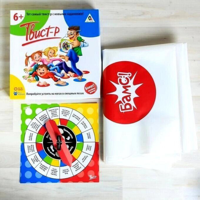 Твистер: Подвижная игра Твист-Р Семейный новый  - изображение 3