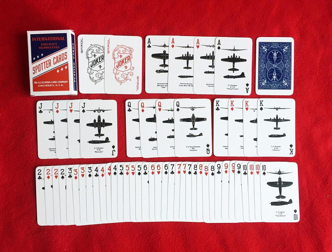 Карты игр. "Spotter cards", репринт колоды 1943 г  - изображение 2