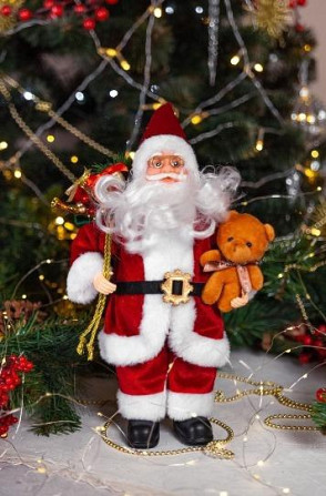 Игрушка фигурка Дед Мороз 35см Новый  - изображение 2