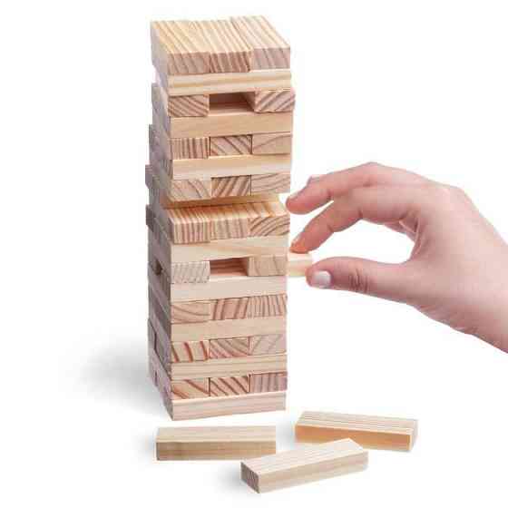 Падающая башня «Классика», 54 бруска 