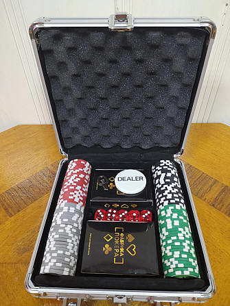 Набор для покера глянцевый на 100 фишек  - изображение 2