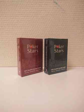 Игральные карты Poker Stars 100 пластик 