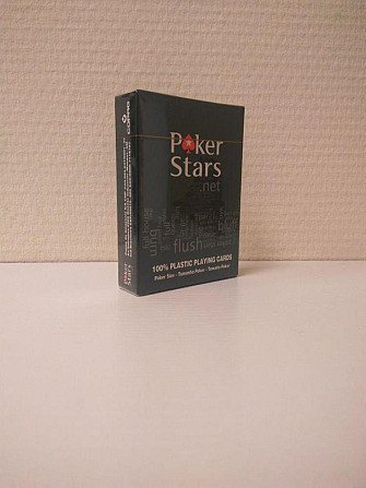 Игральные карты Poker Stars 100 пластик  - изображение 2