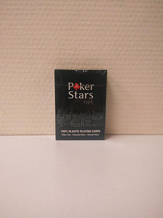 Игральные карты Poker Stars 100 пластик  - изображение 3