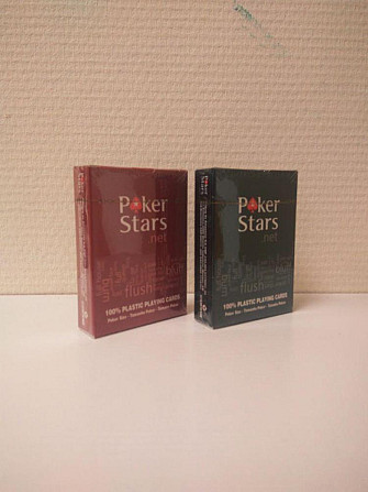 Игральные карты Poker Stars 100 пластик  - изображение 1