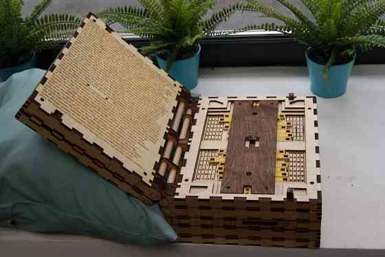 Деревянная книга-гловоломка Codex Silenda Gracilis 