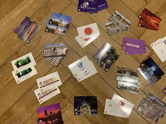 Настольная игра на память по СПБ 