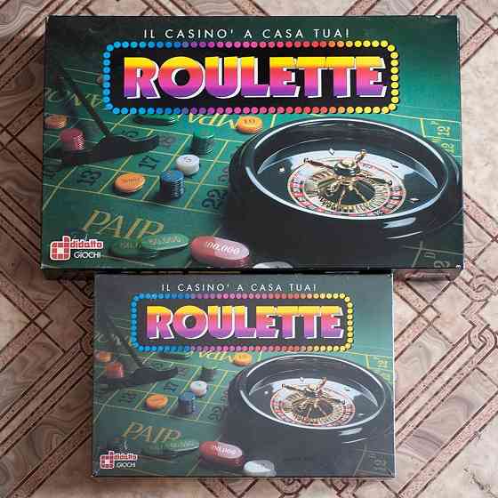 Настольная игра Рулетка, изготовлено в Италии 