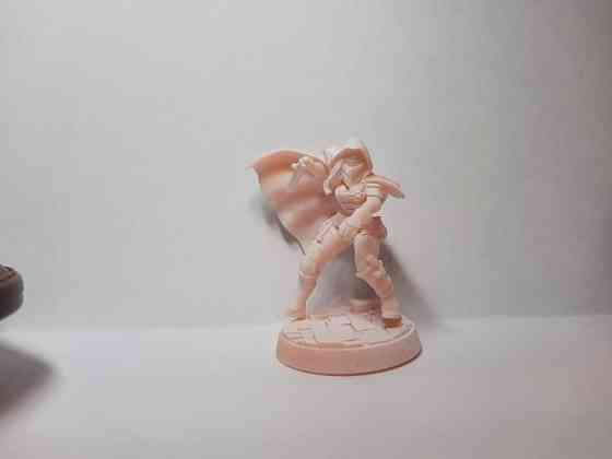 Эльфийка плут для настольной игры. 