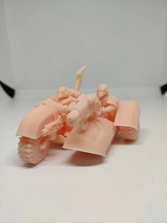 Байкеры "Тёмные ангелы" (мотоцикл с коляской)  - изображение 1