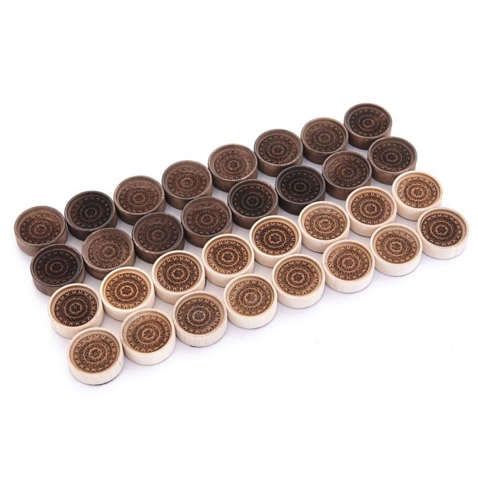 Фишки для нард "Греческий узор" 29 мм, Harutyunyan  - изображение 1