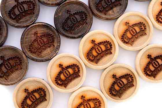 Фишки для нард и шашек "Корона" 29 мм, Harutyunyan 