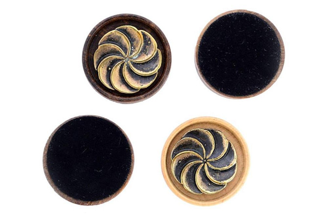 Набор фишек для нард "Сфера" с бронзой, 29 мм, Harutyunyan  - изображение 3