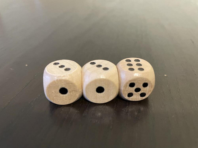 Деревынные игральные кости (кубики)  - изображение 4