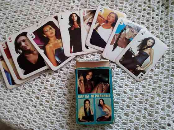 Винтажные игральные коллекционные карты. Алсу 