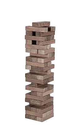 Игра ДЖЕНГА (Jenga) размер L + деревянный футляр 