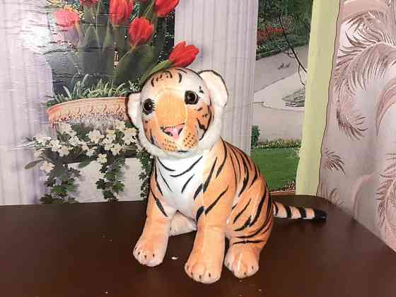 Амурский тигр мягкая игрушка 35 см 