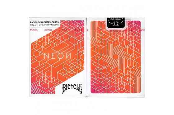 Карты Bicycle Neon Orange Bump 