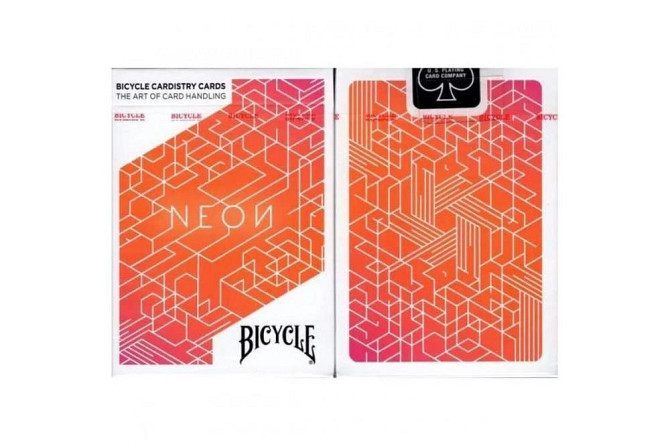 Карты Bicycle Neon Orange Bump  - изображение 2