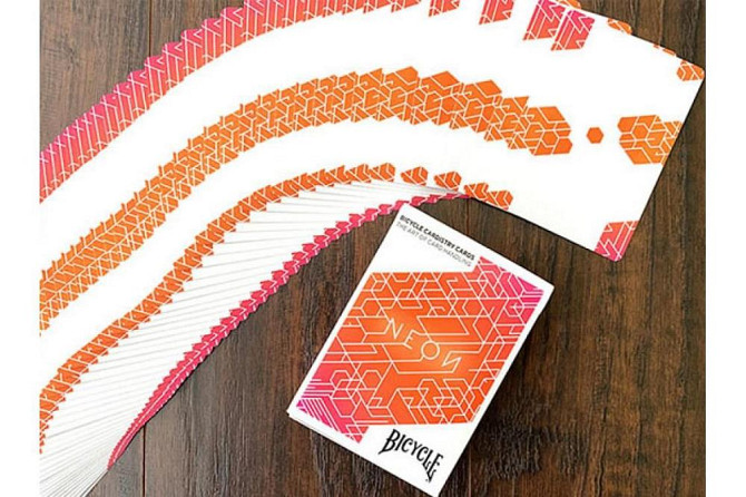 Карты Bicycle Neon Orange Bump  - изображение 4