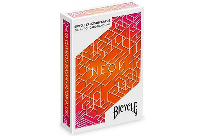 Карты Bicycle Neon Orange Bump  - изображение 1