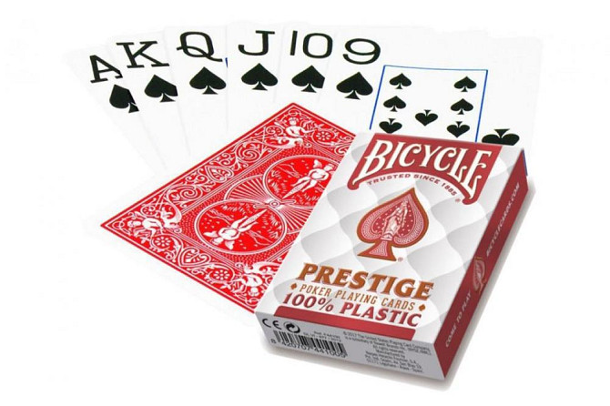 Карты Bicycle Prestige (красная рубашка)  - изображение 2