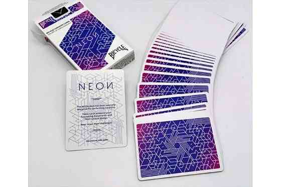 Карты Bicycle Neon Aurora 