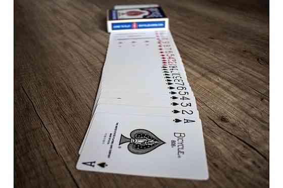 Карты Bicycle Standard (синяя рубашка) 