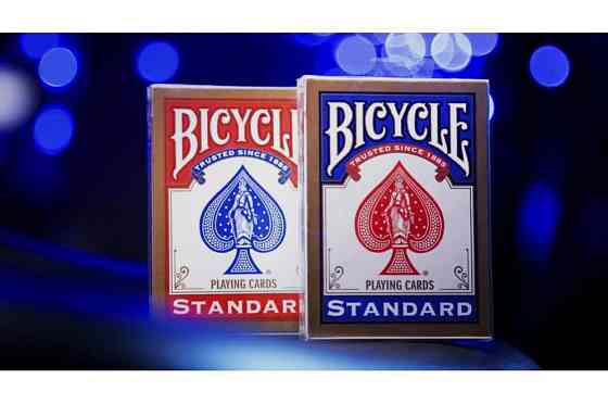 Карты Bicycle Standard (синяя рубашка) 