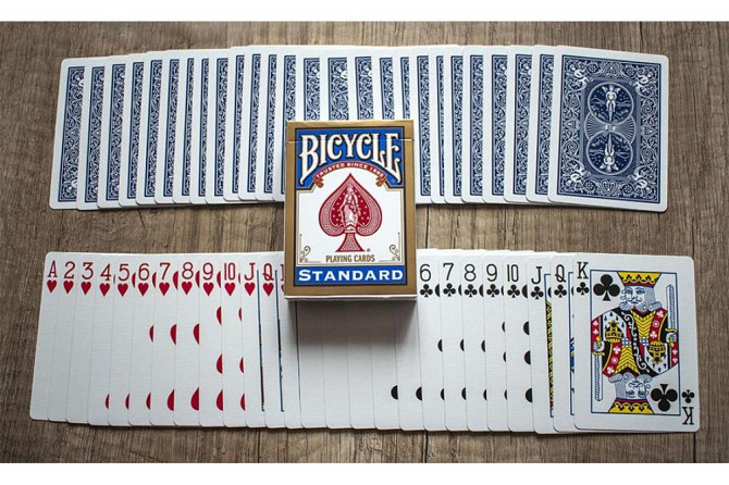 Карты Bicycle Standard (синяя рубашка)  - изображение 3